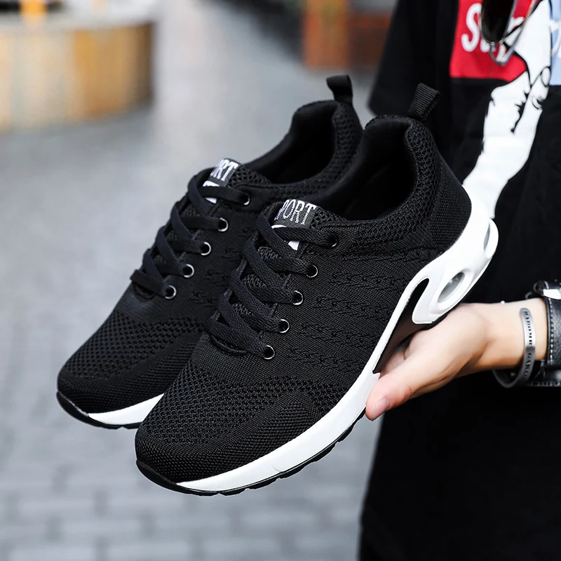

Unisex Outdoor Men Running Shoes Breathable Sport Athletic For Women Boots Fly Weave Outdoors Trainers Walking Sneakers w5