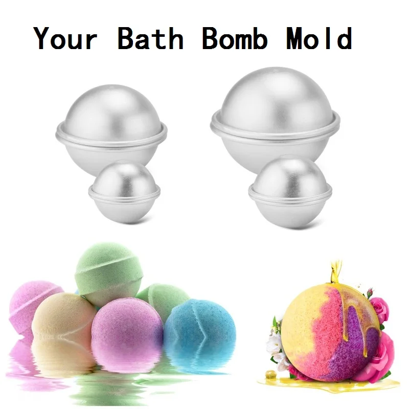

2 PCs 4.5cm bath bomb mold ball maker round shaped M2043
