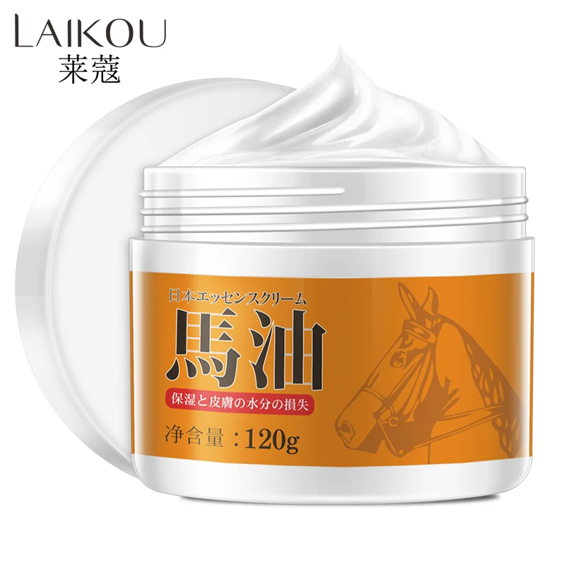 

LAIKOU Anti-Aging Face Serum Horse Oil Ointment Whitening Moisturizing Anti Wrinkle Cream Skin Care 120G