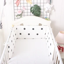 Хорошее качество Детская кроватка кровать бампер детская кроватка бамперы для постельных принадлежностей защита детей хлопок Мягкий 180x30 см длинный бампер