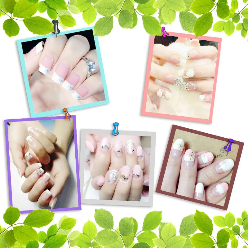 10 упаковок Французский маникюр Smile Tip Guides педикюр DIY Nail Art sticker s Брендовые женские инструменты для макияжа УФ-гель для дизайна ногтей стикер