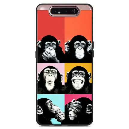 A17 Для samsung galaxy A80 чехол задняя крышка окрашенный Leon killer мультфильм мягкий силиконовый чехол для телефона samsung A80 бампер чехол - Цвет: A17
