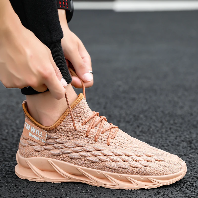 

Summer Men's Sneakers Blade Flying Woven Casual Men's Shoes Three Colors Shoes Men Mans Footwear Scarpe Uomo Zapatillas Hombre