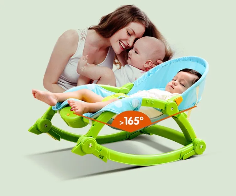 Babythrone новорожденных кресло-качалка Многофункциональный складной электрические маленьких вышибала кресло Колыбель