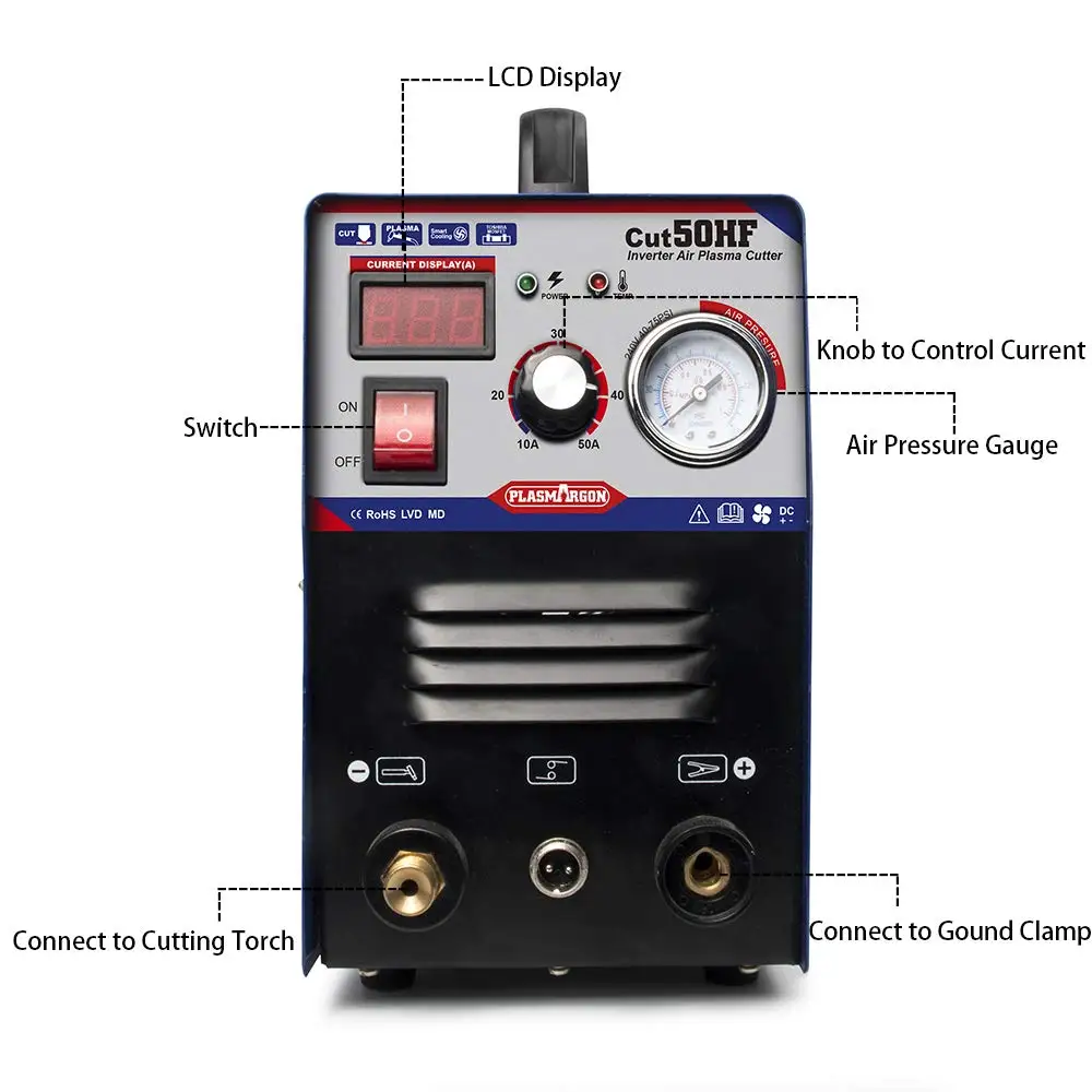 Портативный плазменный резак 50AMP CUT50 Цифровой инвертор 110 V/220 V хорошие продажи