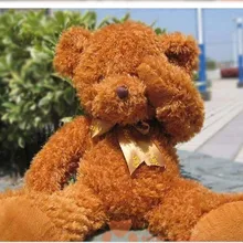 Милое плюшевое животное застенчивый медведь плюшевая игрушка 130 см темно-коричневый медведь кукла 51 дюймов игрушка s4659