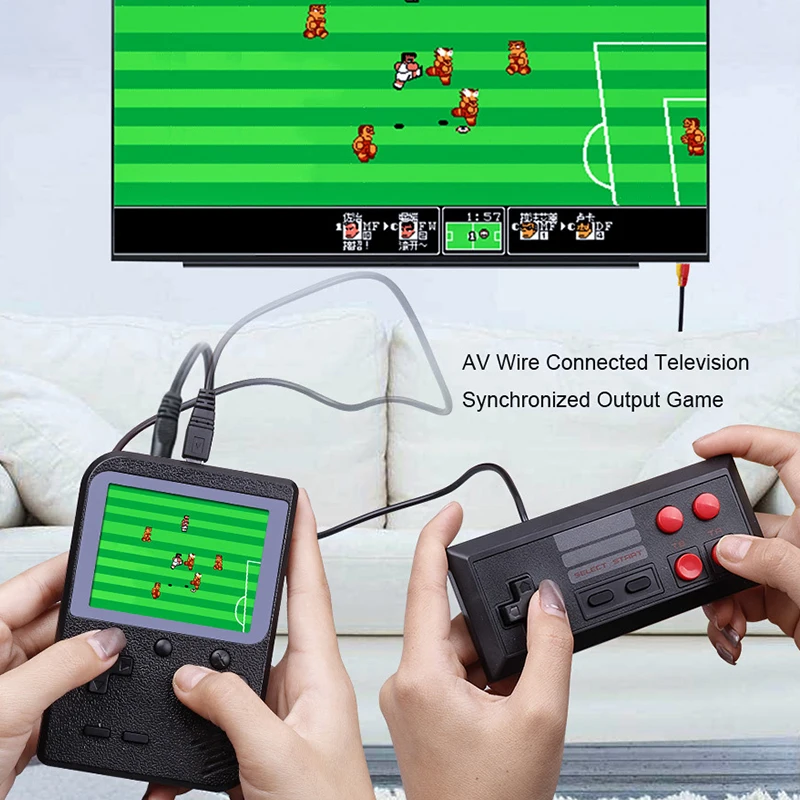 Retro Game Console Player on TV Mini Handheld Game Console 8-Bit 3.0 Inch Built-in 400 Games Box Classic Retro Gamepad Gift Kid Retro Game Console Player on TV Mini Handheld Game Console 8-Bit 3.0 Inch Built-in 400 Games Box Classic Retro Gamepad Gift Kid