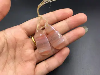

Stripe Agate Teardrop Earring Beads Drilled Banded Agate Teardrop Matched Pair Slice Beads Gemstone Earring Bead Jewelry Making