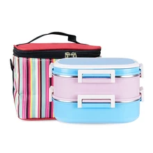 Cheap 2-4 Layer Leakproof 304 Stainless Steel Lunch Box Insulation Thermos Japanese Style Bento Box Kids Metal Food Container Portable Cheap 2-4 Layer Leakproof 304 Stainless Steel Lunch Box Insulation Thermos Japanese Style Bento Box Kids Metal Food Container Portable