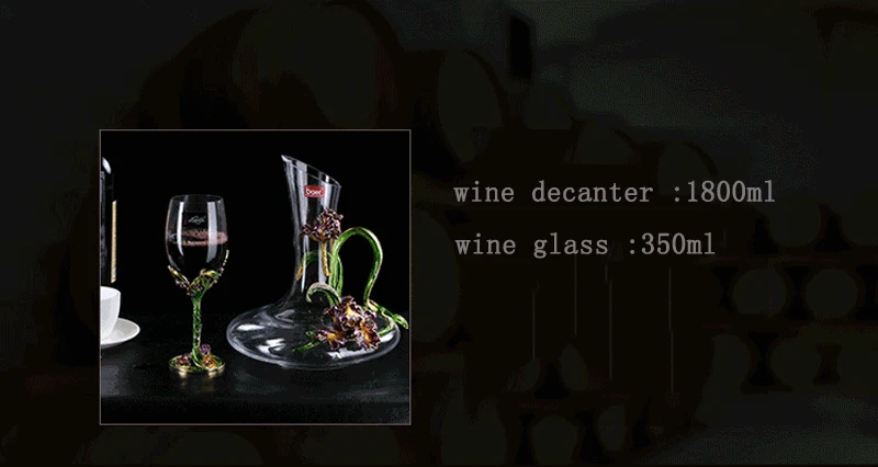 Эмаль Ирисы бессвинцовое Хрустальное стекло красное вино бокал wakeup набор бокал для вина чашка для шампанского свадебный подарок Питьевая утварь