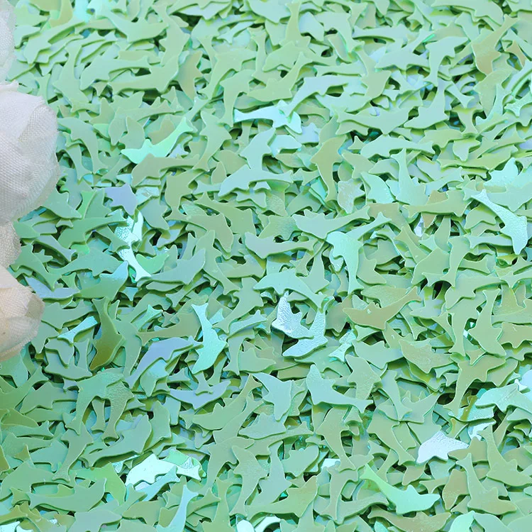 10 г форма дельфина Сыпучие блёстки для рукоделия украшения ногтей пайетками