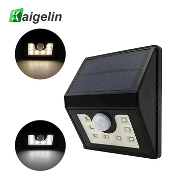 

8 LEDs Solar PIR Motion Sensor LED Wall Light 3 Modes 18650 Battery Security Garden Wall Lamp Outdoor Waterproof Door Light