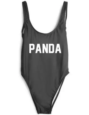 panda swimming costume