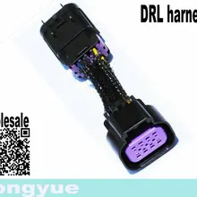 Longyue 2шт дневного света DRL противотуманная фара шнур адаптера костюм для Chevrolet Chevy Camaro 10-13