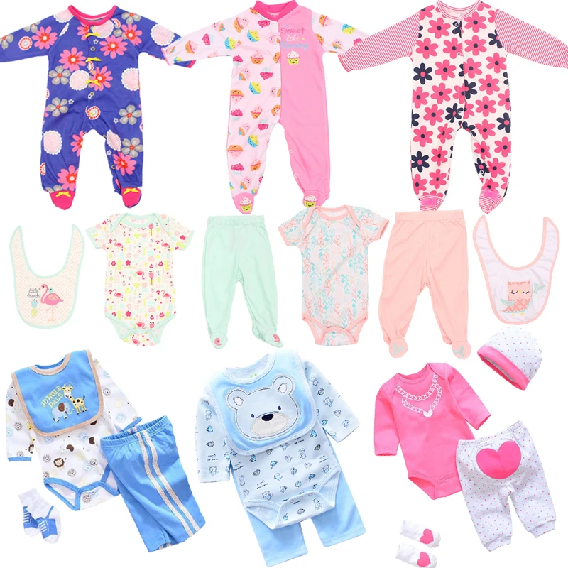 Reborn Baby Dolls Cotton Clothes For 