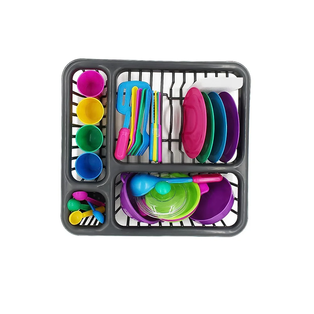 Кухонная посуда для приготовления пищи, Интерактивная игрушка для детей, кухонные познания, детский игровой домик, игрушка, набор кухонных столовых приборов