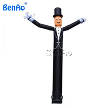 Price AD076 BENAO Free Shipping+blower Hot Air Balloon Inflatable,gentleman Inflatable Air Dancers,china Inflatable Sky Man