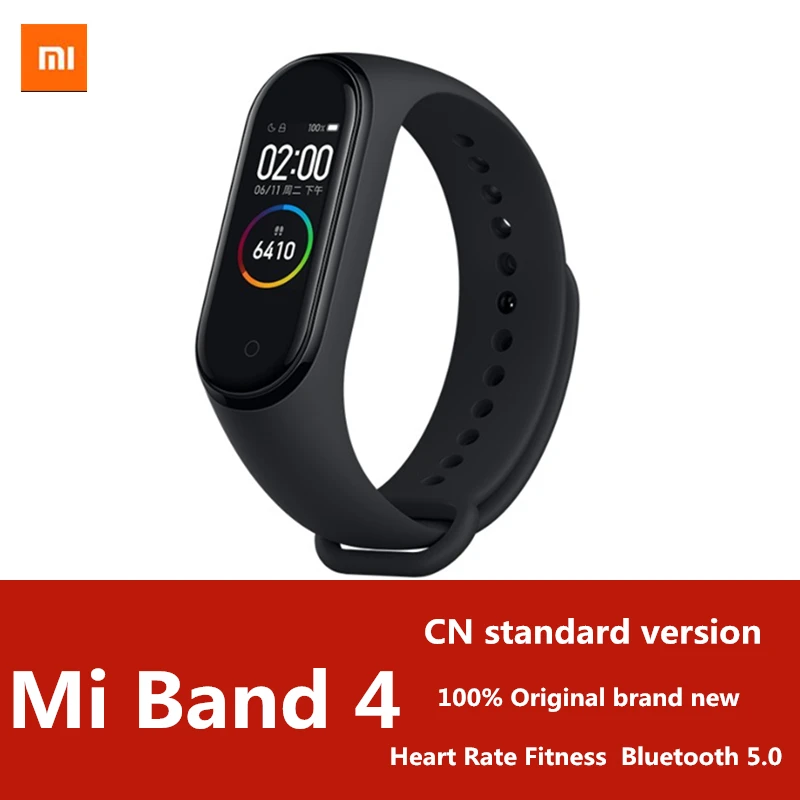 Xiaomi Mi Band 4 Smart Bracelet AMOLED Screen Miband 4 Smartband Fitness Traker Bluetooth 5.0 Sport Waterproof Smart Band