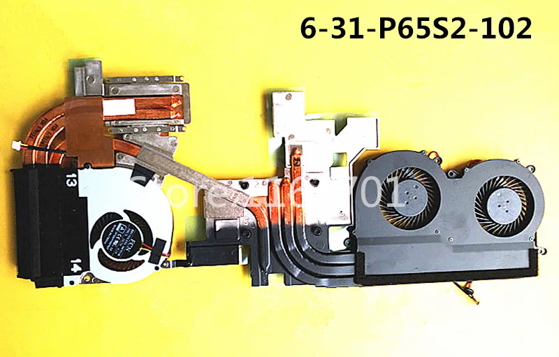 buy New Laptop Notebook GPU CPU Cooling radiator heatsink fan for ThundeRobot TR ST Pro DFS541105FC0T FGFG FGFF FHCX 6 31 P65S2 102