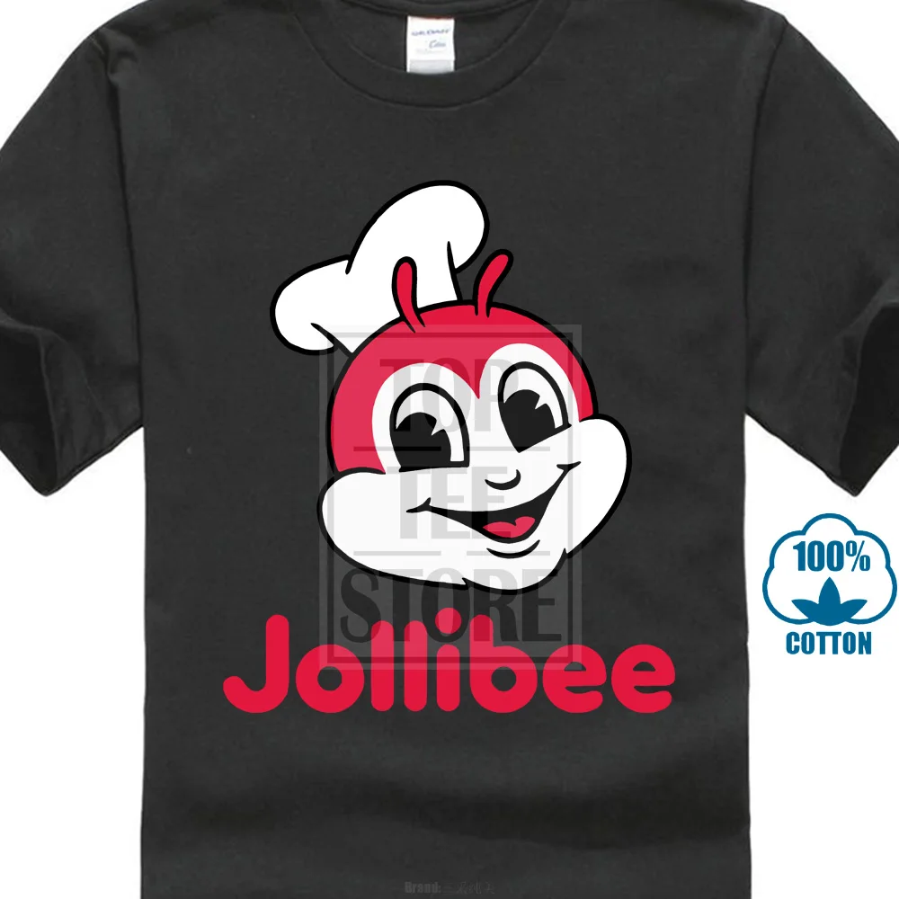 Jollibee Футболка мужская шеф-повара пчела еда Mip много цветов вентилятор Подарочная