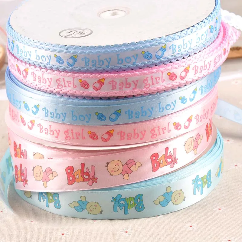 Baby Ribbons 6yard/lot Pink/blue Trim Lace Set 1.5/2.5mm Sewing Fabric Decorative Box Packing Bow Craft DIY Accessories ribbon decoration,ribbon supplies,sewing ribbon,lace trim ribbon