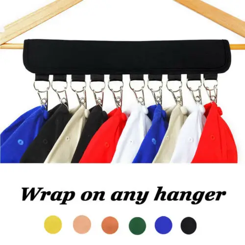 buy Cap Rack 10 Baseball Hats Visors Door Hanger Holder Hook Storage Organizer NEW
