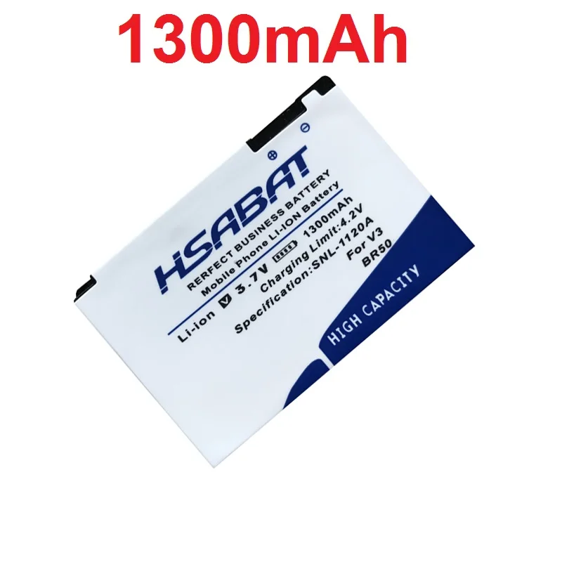 Аккумулятор HSABAT BR50 1300 мАч для Motorola RAZR V3 V3c V3E V3m V3T V3Z V3i V3IM PEBL U6 Prolife 300 500|Аккумуляторы