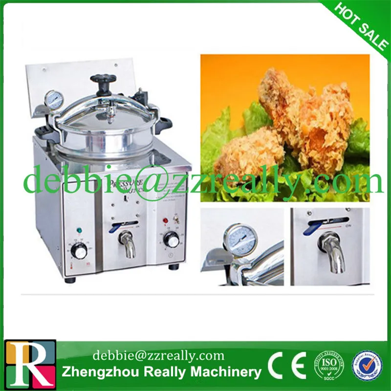 Commercial 16L table top electric potato deep fryer chicken pressure