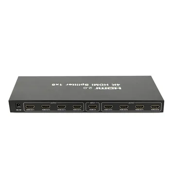 

2.0HDMI Splitter 1 into 8 out, HD 4K * 2K, support for 3D computer 2160P @ 60hz