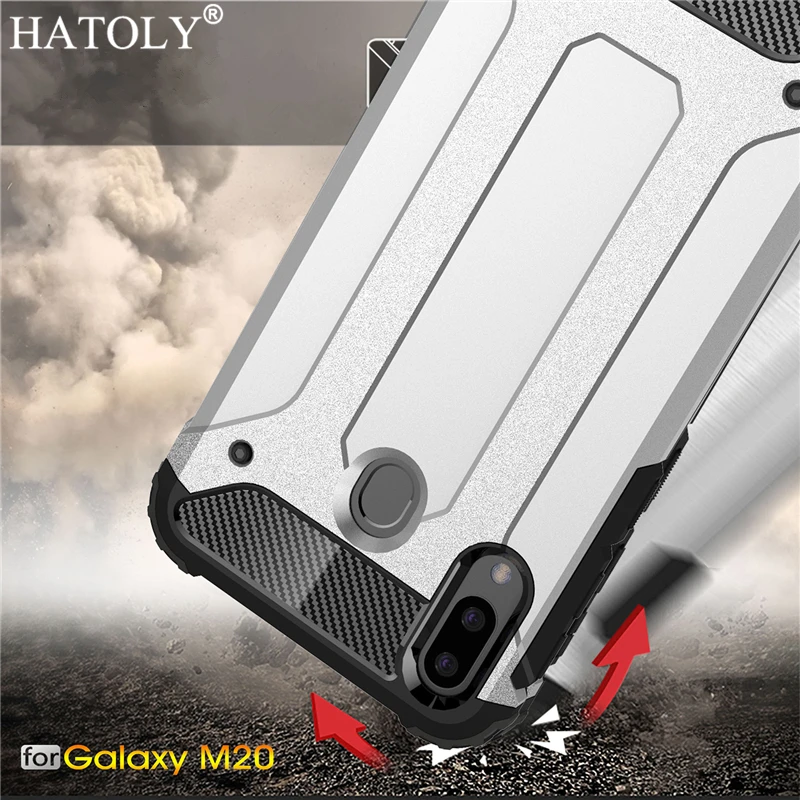 

For Cover Samsung Galaxy M20 Case Silicon Rubber Armor Shell Hard Phone Case For Samsung Galaxy M20 Cover For Samsung Galaxy M20