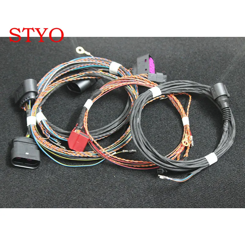  STYO Car Auto Leveling Range LED Headlight Cornering AFS Wire +10 to 14 Pin Connector Adapter For V - 32940972252