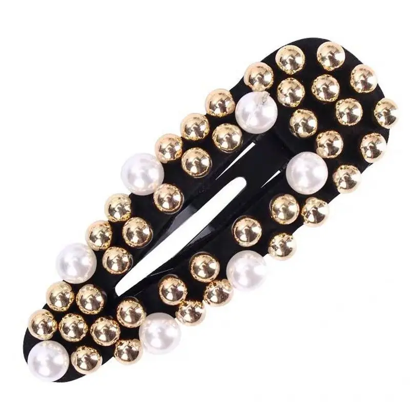 

Korean Fashion Trendy Jewelry Personality Pearl Hair Clip Women Hair Jewelry Barrettes