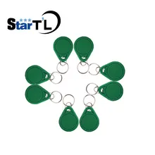 100 шт./лот RFID 125 кГц метки TK4100 Rfid карты ключ Токена Rfid Метка доступа Управление доступа 3 цвета карт ID брелков