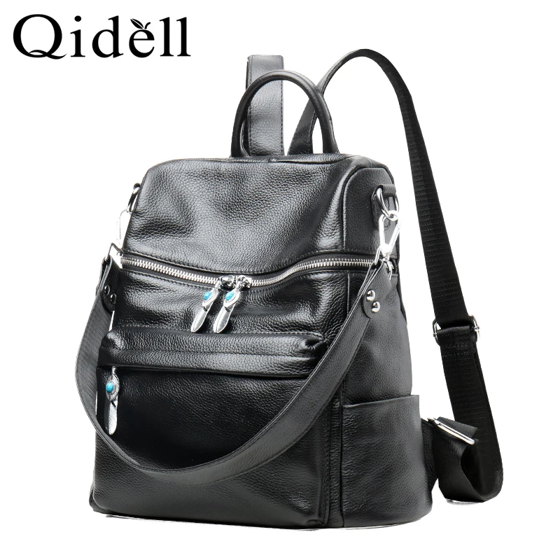

The First Layer Leather Shoulder Bag/ Large Capacity Fashion Female Genuine Leather Backpack