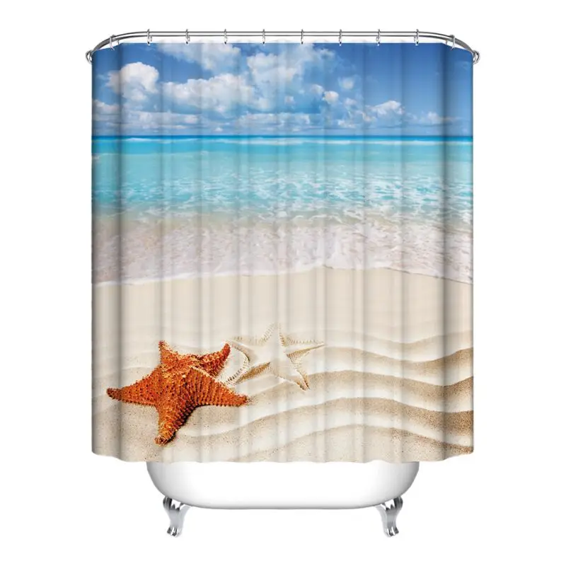 Buy 1.8M Various Exquisite Bathroom Shower Curtain