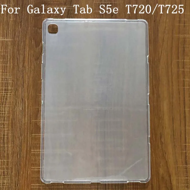 Ультратонкий Мягкий чехол из ТПУ для Samsung Tab S5e T720T725 прозрачный силиконовый +