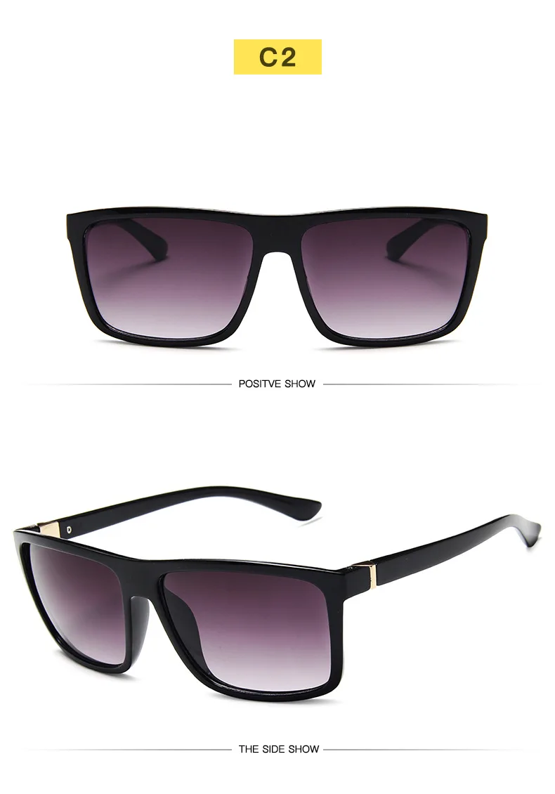 Модные солнцезащитные очки, мужские Квадратные Солнцезащитные очки, фирменный дизайн, защита от уф400 лучей, солнцезащитные очки oculos de sol hombre, очки для вождения