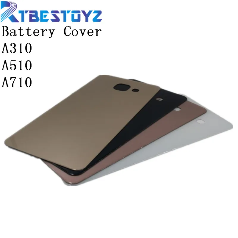 Крышка батарейного отсека RTBESTOYZ для Samsung Galaxy A3 A310 A5 A510 A7 A710 2016 Задняя стеклянная