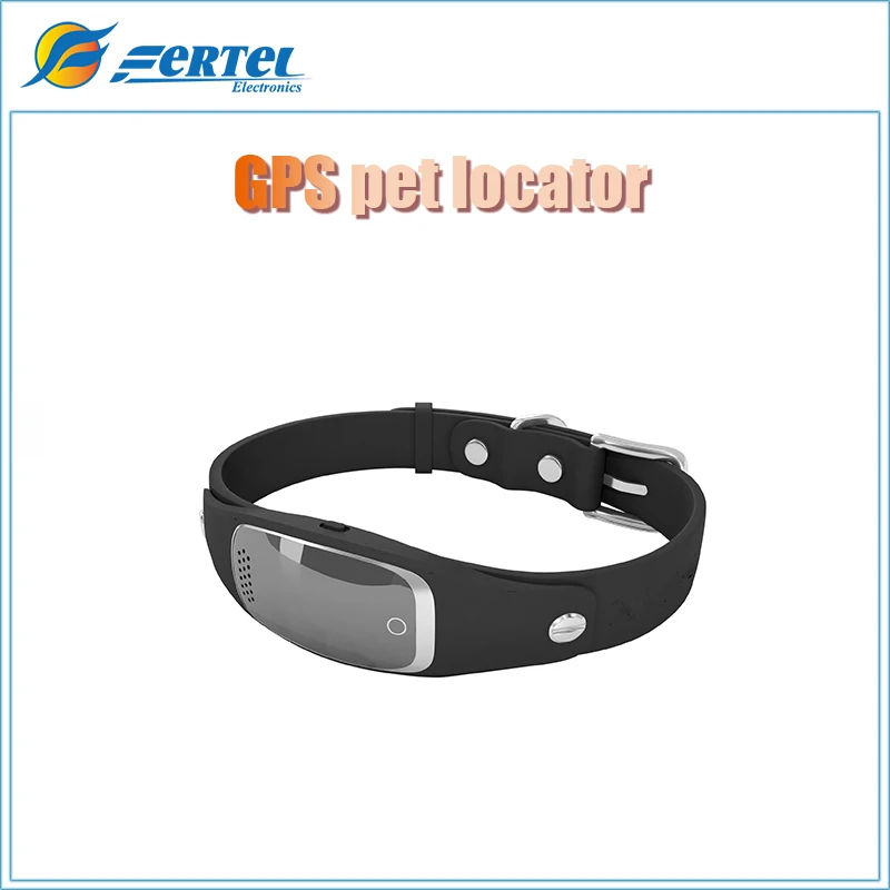 Waterproof Dog Cat Pets GPS Collar iOS Andriod APP Magnetic Charging Geofence GS