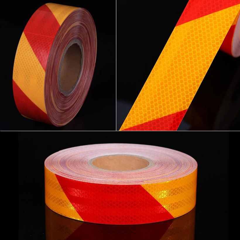 50mm X 10m Reflective Bicycle Stickers Adhesive Tape For Bike Safety Reflective Bike Stickers