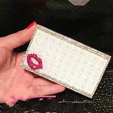 Красивые С кристалалми и стразами портсигар подарок 20 сигарет может быть загружен красивые и творческий леди сигареты