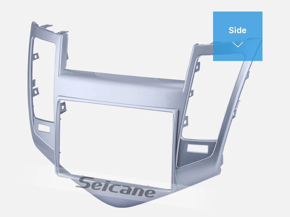 Seicane серебро 178*102 мм двойной Дин радио фасции рамка Установка отделка комплект панель для Chevrolet Cruze 2009 2010 2011
