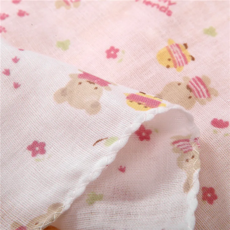10 pcs/ set High density double cotton gauze infant handkerchief bath towel saliva towel gauze towe