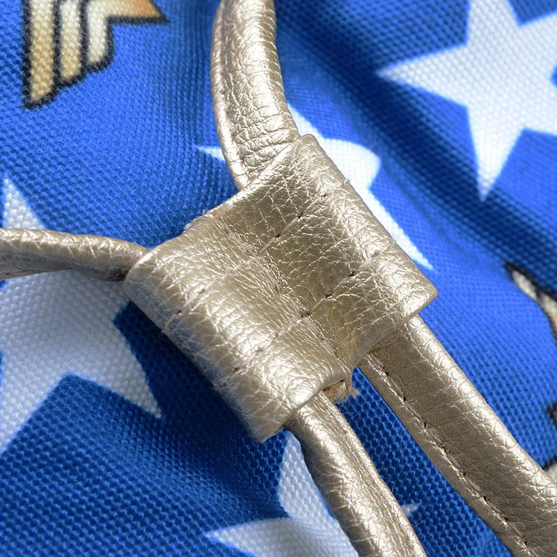  Wonder Woman DC Comic Costume Cosplay School Knapsack Backpack Book Bag Licensed