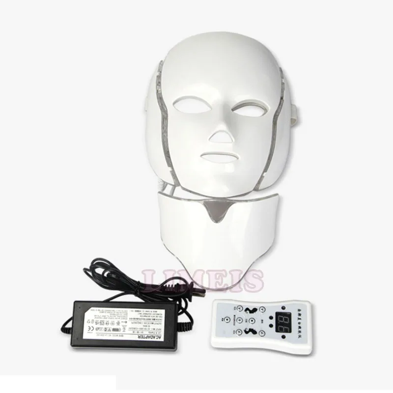 Маска для лица и шеи светодиодная 7 цветов|mask mask|mask ledmask color |