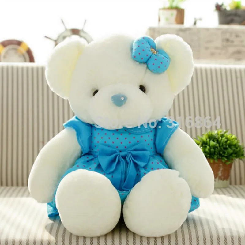 Factory Supply 55CM Pretty Teddy Bbear Plush Toy Bear Doll With Skirt