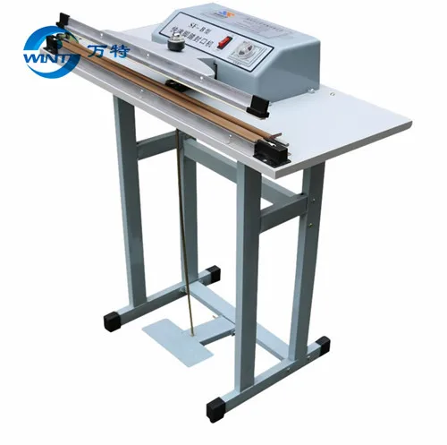 600mm plastic bags pedal impulse heating sealer aluminum &ampfilter paper package sealing machine packaging equipment tools packer | Бытовая