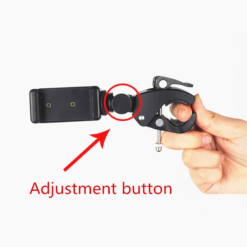Mobile Phone Anchor Live Broadcast Support Multifunctional Motorcycle Self Cycling Navigation Phone Rack Clip Vertical Rotation (4)