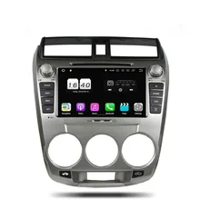 TDA7851 Android 8,1 для Honda CITY 2008-2011 1024*600 2 Гб Оперативная память quad Core автомобильный DVD плеер с gps-навигатором карта RDS радио Wi-Fi 4G Bluetooth