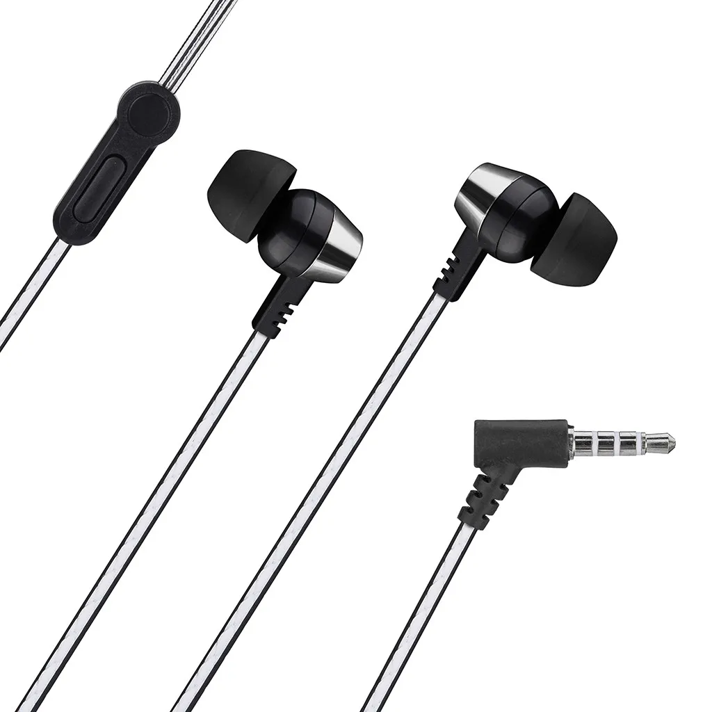 In-Ear3.5mm стерео Hifi наушники бас наушники Спортивная гарнитура с микрофоном для телефона сотовый телефон наушники